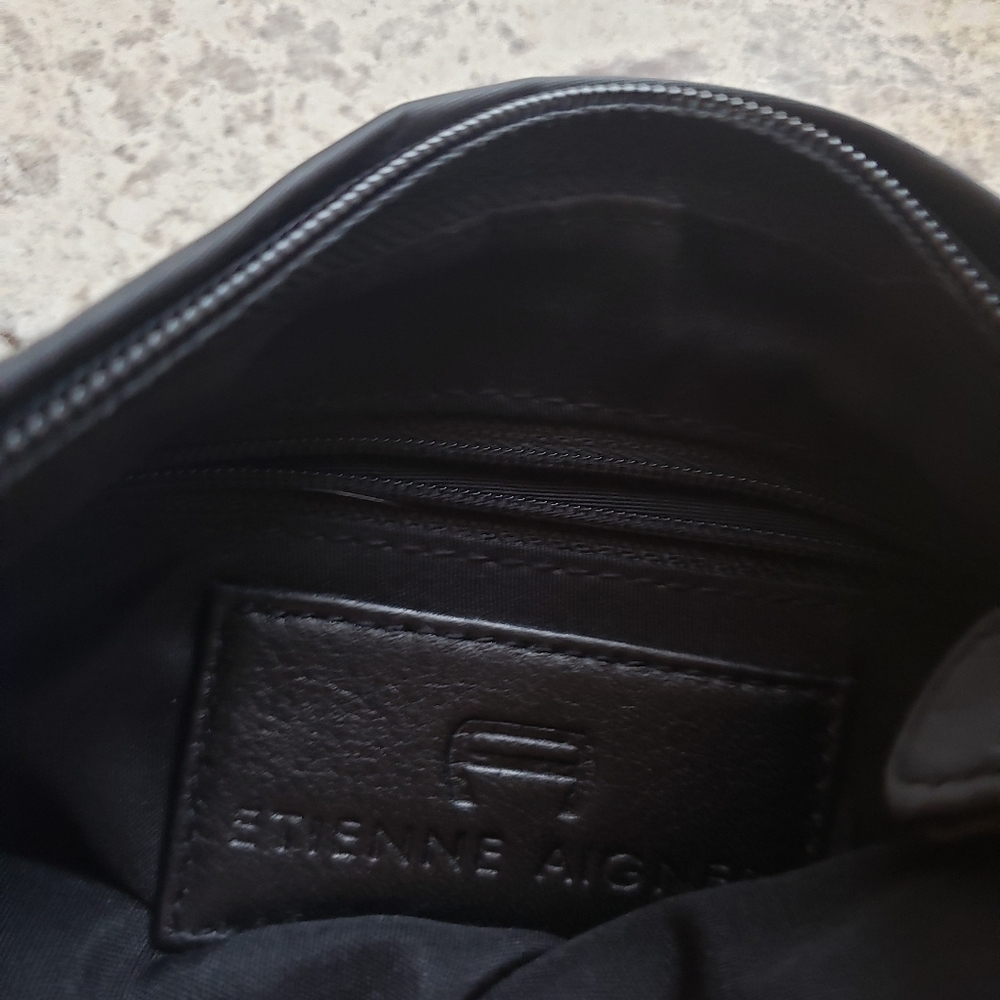 Etienne Aigner purse small black nylon - Picture 4 of 4